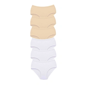 6 Adet Tutku Kadın Yüksek Bel Bato Kalın Lastik Külot S9