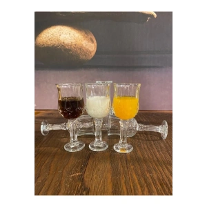 6lı Larin Kahve Yanı Su Bardağı Şeffaf Renk Royaleks-70682