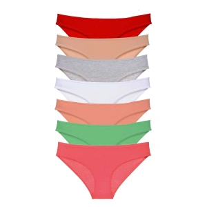 7 adet Süper Eko Set Likralı Kadın Slip Külot Set 8