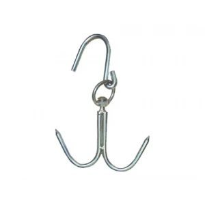 8 Mm Kasap Et Kancası - 2&39li Dönerli Set - Paslanmaz Çelik - Et İşleme - Hijyenik - Düzenli - Dayanıklı - Uzun Ömürlü