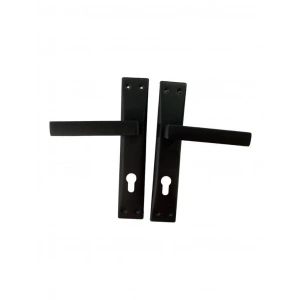 Adil Riva Mat Siyah Yale Kapı Kolu