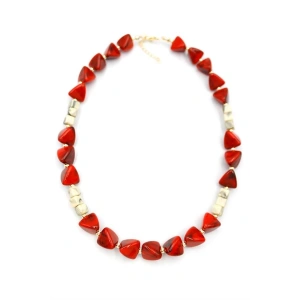 Akrilik Kolye - Kırmızı