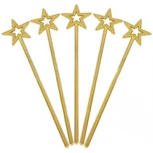 Altın Renk Yıldız Peri Asası Peri Değneği 34 Cm 1 Adet