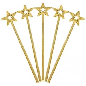 Altın Renk Yıldız Peri Asası Peri Değneği 34 Cm 1 Adet