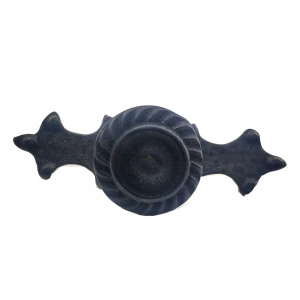 Antika Tarz Dekoratif Pirinç Çizgili Düğme - 35x100 Mm, Büyük, Oksit