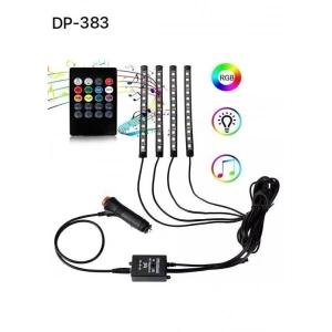 Araç İçi Ayak Altı Ses Duyarlı Şerit Led 4lü Set
