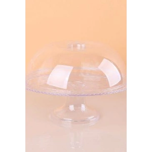 Ayaklı Kek Fanusu Şeffaf Füme Royaleks-82932