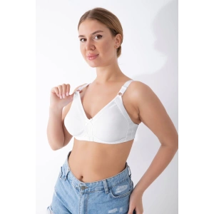 Beyaz Dikişsiz Toparlayıcı Sütyen - 501