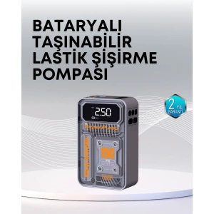 BFS 150 PSI Kablosuz Dijital Ekranlı Taşınabilir Araç Lastik Pompası