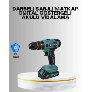 Mey İthalat® 18 Parça Profesyonel Şarjlı Matkap Vidalama