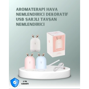 BFS 200 ml Tavşan Kulaklı Ultrasonik Hava Nemlendirici ve Gece Lambası