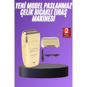 BFS 2025 Model Islak Kuru Kullanıma Uygun Tıraş Makinesi Uzun Pil Ömrü