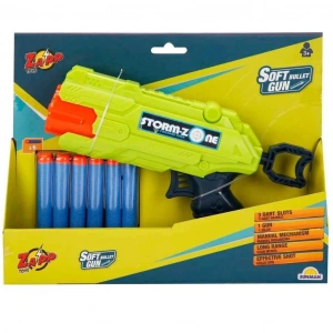 BFS   2712 Zapp 6 Mermili Sünger Dart Atan Silah -Sunman