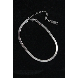 BFS 316L Çelik İtalyan Model Gümüş Renk Erkek Bileklik