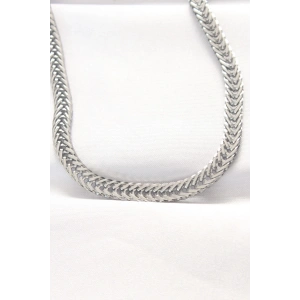 BFS 316L Çelik Silver Renk Balık Sırtı Zincir Kolye