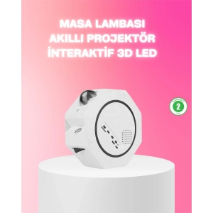 BFS 360° Döndürülebilir Yıldızlı Gökyüzü Projeksiyon Gece Lambası