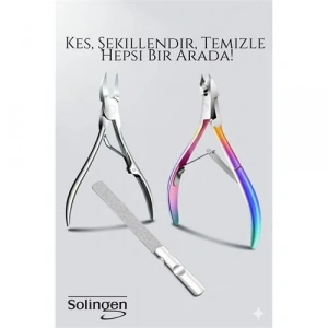 BFS  3’lü Paslanmaz Manikür Seti – Tırnak Makası, Et Pens, Kavisli Makas | Evde Profesyonel Bakım