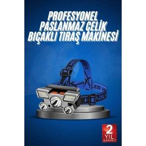 BFS 5 LED Far Şarj Edilebilir Güçlü Kafa Lambası Kamp Lambası 4 Modlu (Kopya)