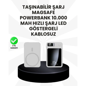 BFS 5000mAh / 10000mAh Kapasiteli Manyetik USB-C ve Kablosuz Powerbank