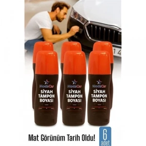 BFS  6 LI Siyah Tampon Boyası Solmuş ve Matlaşmış Tamponlar İçin Hızlı Yenileme