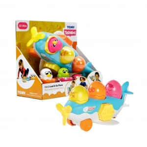 BFS  73147 Tomy - 2si1 arada Uçak ve Saklambaçlı Yumurtalar 12-36 ay