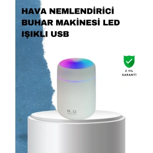 BFS ABS Gövdeli 300ml USB Nemlendirici – Beyaz, Gri, Pembe Renk