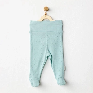 BFS     AC24706 Jacquard Patikli Bebek Pantolon Green
