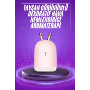 BFS Aromaterapi Hava Nemlendirici Dekoratif USB Şarjlı Tavşan Nemlendirici