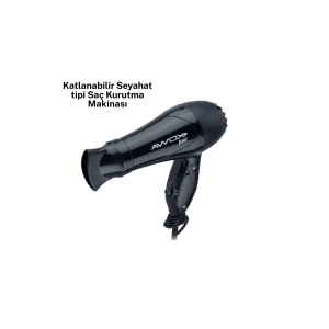 Mey İthalat® AWOX MİNİ FÖN SİYAH