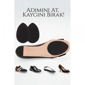 BFS Ayakkabı Tabanına Yapışan Kaydırmaz Ped - Düşme Önleyici, Kendinden Yapışkanlı | Topuklu, Kösele ve Spor Uyumlu