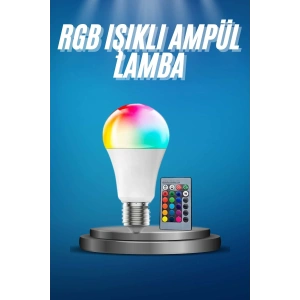 BFS Ayarlanabilir Parlaklık RGB Led Ampul Beyaz Lamba Ve Renkli Ampul