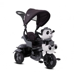 BFS   Babyhope 127A Little Panda 3 Tekerli Kontrollü Bisiklet (Pedli) Gri