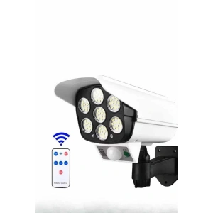 BFS Bahçe Aydınlatması Hareket Sensörlü Led Aydınlatma Kamera Görünümlü