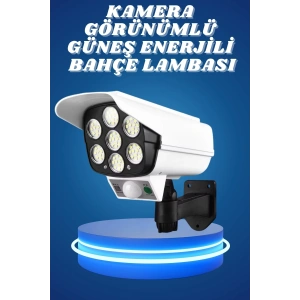 BFS Bahçe Aydınlatması Hareket Sensörlü Led Aydınlatma Kamera Görünümlü