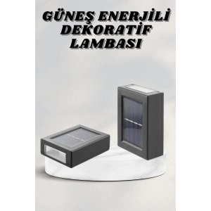 BFS Bahçe Aydınlatması Solar Güneş Enerjili Dekoratik Led Işıklı Lamba