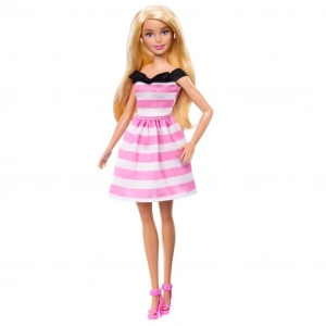 BFS   Barbie 65.Yıl Özel Pembe Elbiseli Bebek