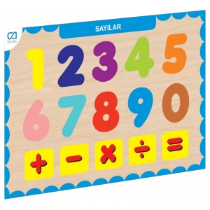 BFS  CAAHS-3207 CA GAMES AHŞAP SAYILAR BUL-TAK