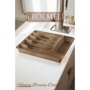 BFS Çekmece İçi Kaşıklık Kepçelik 6 Gözlü LATTE