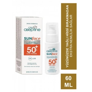 BFS   Cire Aseptine Sun Yüz Güneş Koruyucu Losyon 50 SPF 60ml