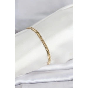 Mey İthalat® CM 14K Gold Renk Zincir Model Kadın Bileklik