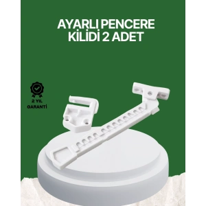 Mey İthalat® Çocuk ve Evcil Hayvanlar İçin Pencere Emniyet Kilidi 2 Adet
