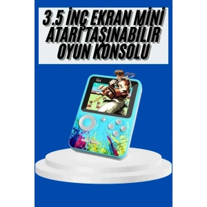 BFS Çocuklara Özel 4K HD Retro Oyun Konsol El Atari Taşınabilir 500 Oyunlu