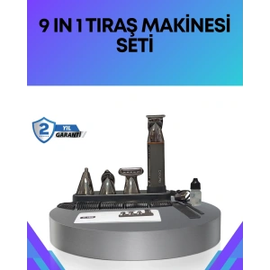 BFS Çok Fonksiyonlu 9’u 1 Arada Tıraş Makinesi Şarjlı Saç Sakal Düzeltici
