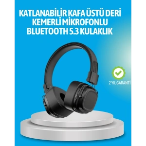 BFS Deep Bass Destekli Kablosuz Katlanabilir Kulak Üstü Kulaklık