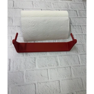 BFS Dekoratif Kırmızı Kağıt Havlu Tutucu Duvar Askılı Model
