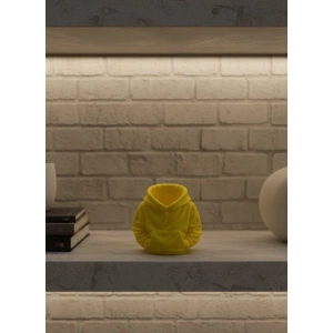 BFS Dekoratif Sarı Hoodie Kalemlik 10x10 cm