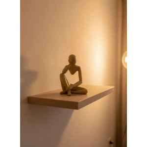 BFS Dekoratif Sarı İnsan Figürü Modern Masa ve Raf Süsü