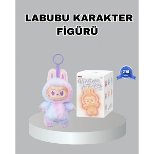 BFS Dekoratif Yumuşak Labubu Peluş Figür – Koleksiyonluk ve Çocuklara Uygun Hediye 20 cm