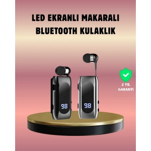 BFS Dijital Göstergeli Bluetooth Kulaklık – Klipsli ve Şık Tasarım