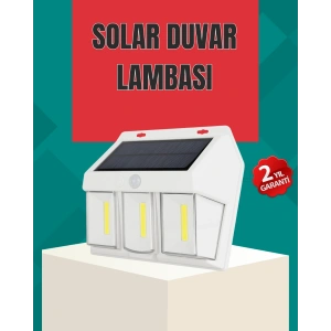 BFS Dış Mekan Solar Duvar Lambası – 120° Hareket Algılama, 3 Işık Modu